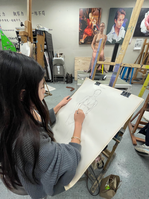 Young artist at Summer Art Camp